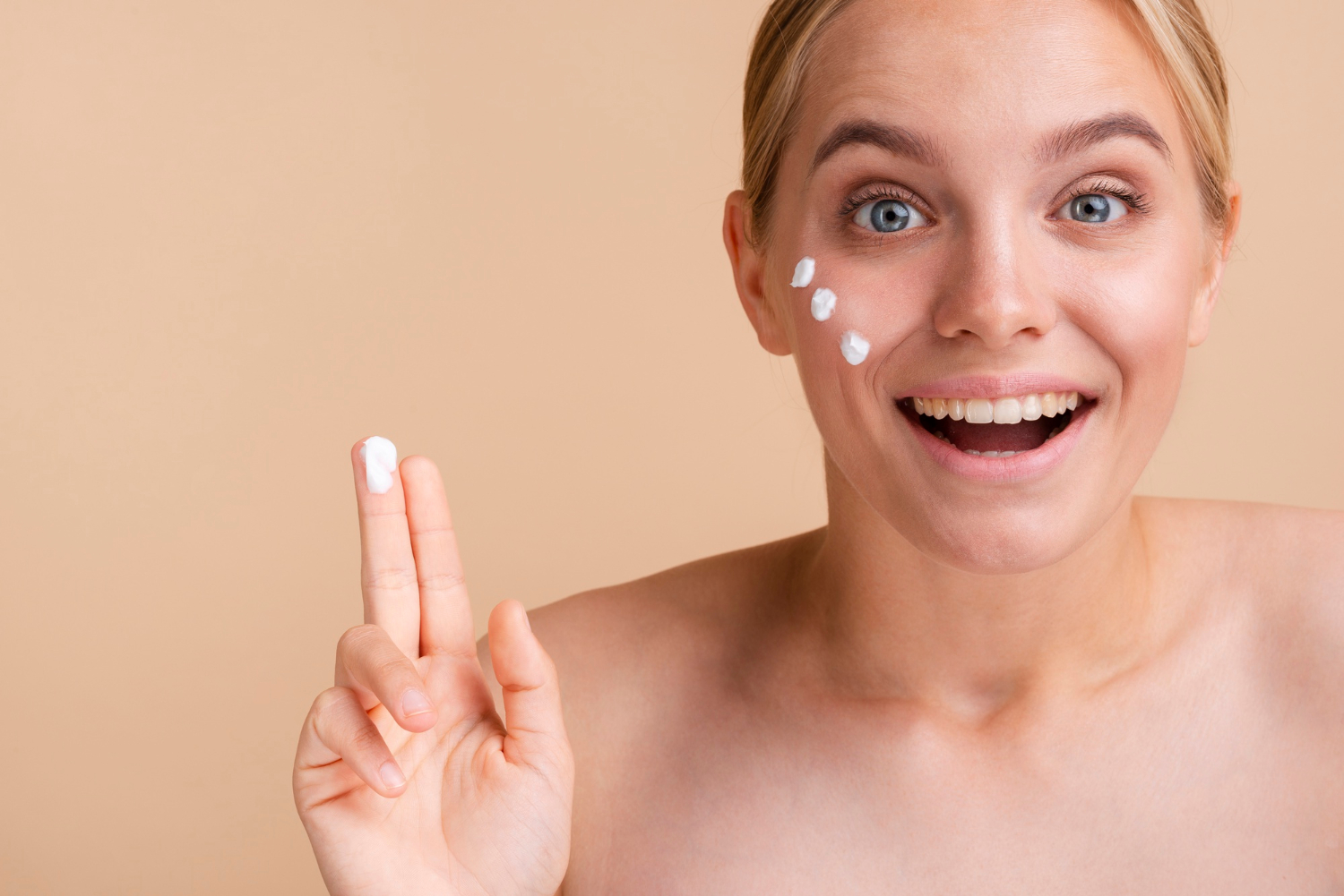 Guide to Anti-Spot Creams: Image showing before and after results of using anti-spot creams