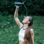 Image depicting the positive effects of water on facial skin, emphasizing hydration and glow.