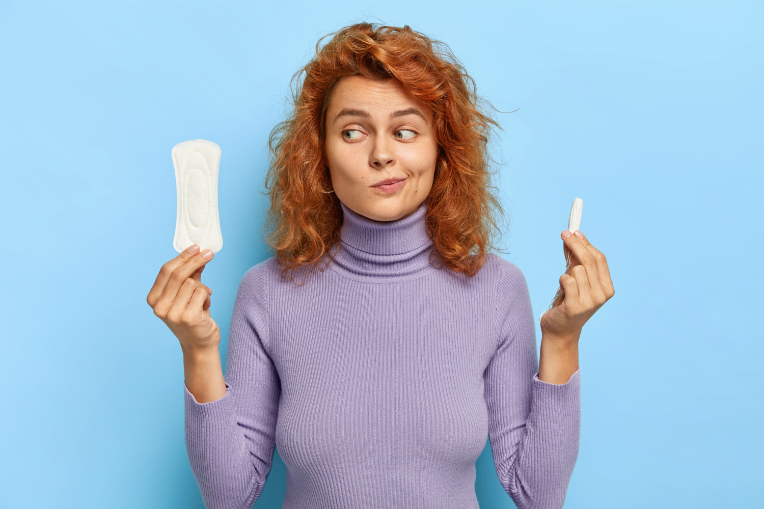 Visual guide: Types of Sanitary Pads and the Best Type for Each Woman.