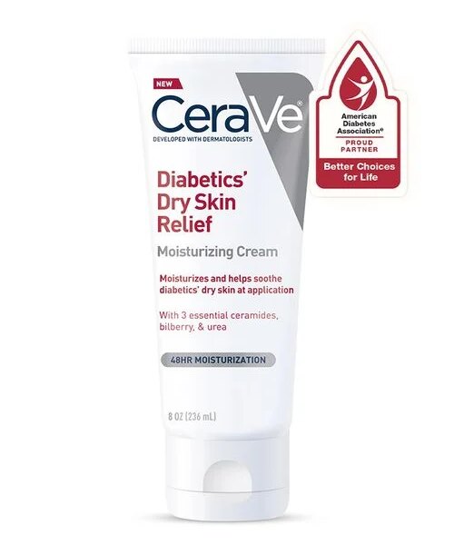 Diabetics Dry Skin Relief Moisturizing Cream