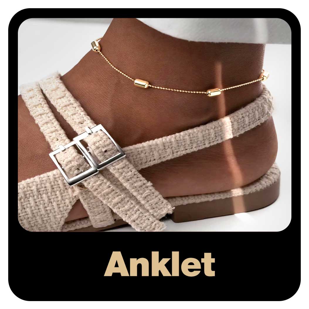 Anklet jewellry in luxelasho online shop